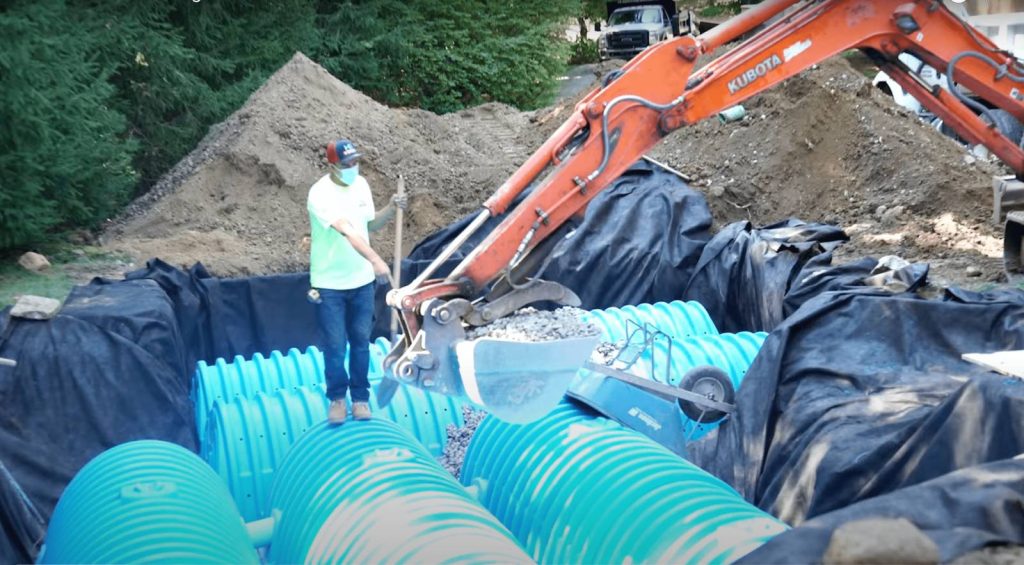 Discover expert drainage system installation by CT Stormwater Authority in Fairfield, Stamford, Greenwich, Darien, New Canaan, Westport, Rye, Scarsdale, and White Plains. We install area drains, catch basins, French drains, dry wells, and driveway drainage systems for homes and businesses across CT & NY.